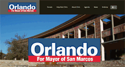 Desktop Screenshot of orlandoformayor.com